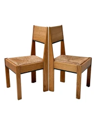 Set of Four Art Deco Modernist Dining Chairs by J.A. Muntendam, 1920s